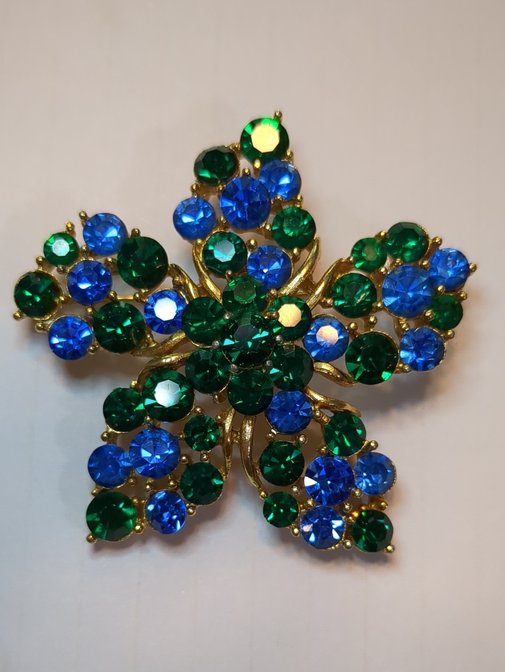 Lisner Large Flower Brooch